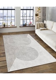 Resim Dijidekor Işıltı Koleksiyonu Model137 Süngerli Dijital Baskılı Saçaksız Mutfak Halısı Yolluk 