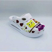 Resim Hipokrat Airmax Sabo Terlik Desenli Kadın Baykuş Desenli Çok Renkli 