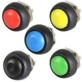 Resim Buton Pbs33B 12Mm Buton Buton 3 Adet Mavi 