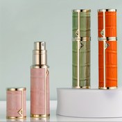 Resim Lüks Doldurulabilir Parfüm Atomizeri - Erkekler & Kadınlar için Taşınabilir Mini Sprey Şişe, Alt Doldurma Tasarımı, Seyahat Dostu, BPS'siz 