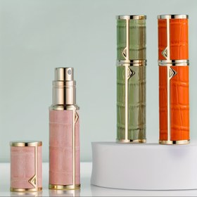 Resim Lüks Doldurulabilir Parfüm Atomizeri - Erkekler & Kadınlar için Taşınabilir Mini Sprey Şişe, Alt Doldurma Tasarımı, Seyahat Dostu, BPS'siz 