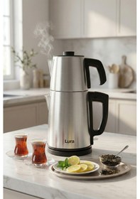 Resim Lura 1736 1.7 L Çay Makinesi Ve Çelik Kettle 