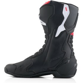 Resim Alpinestars Honda Smx-6 V3 Korumalı Motosiklet Botu Siyah Kırmızı Beyaz 