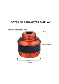 Resim Fastbuy Altın 1 Çift Karbon Fiber Motosiklet/skuter Ön Fork Koruyucu 