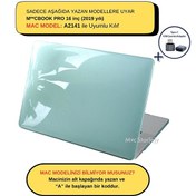 Resim MacBook Pro 16" A2141 2019 Uyumlu Açık Yeşil Kristal Koruyucu Laptop Kılıf McStorey