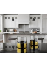 Resim Rova Tr Alin Serisi 6 Kişilik Özel Tasarım Cam Bardak Seti -modern Su,meşrubat Bardağı -çeyizlik Bardak Seti Altın 