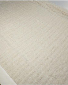 Resim Krem Renkte Bürümcüklü Jarse Kumaş En 125 Cm X Boy 200 Cm -10819 Krem 