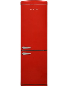 Resim Vestel Retro NFK37201 Kırmızı 330 LT No-Frost Kombi Tipi Buzdolabı 