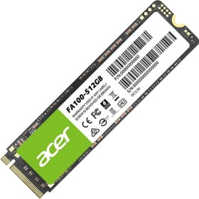 Resim Acer FA100 512GB M.2 PCIe SSD 3300MB Okuma Hızı 2300MB Yazma Hızı ile Yüksek Performans 