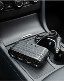 Resim Bfs Araç İçi Güç Dağıtıcı 4 Çakmaklık 2 Usb 1 Type C Şarj Ünitesi 