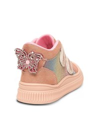 Resim Kaptan Junior Kışlık Günlük Kız Çocuk Bebek Cırtlı Bot Barznk 650 Pembe 