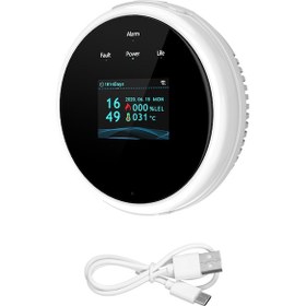 Resim Maiyame Tuya Wifi Gaz Alarmı - Doğalgaz Ve Lpg Kaçak Dedektörü, Usb Güçlü, Akıllı Uyarı Sistemi 