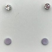 Resim KÜPPELİ ACCESSORİES Mıknatıslı Tek Taş Küpe 