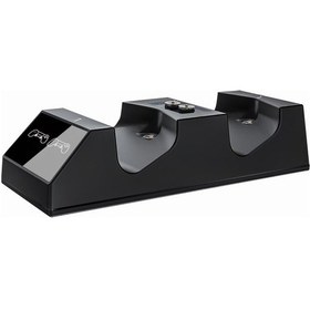 Resim Ruicoo Ps4 Kontrol Şarj İstasyonu: Hızlı Şarj, Manyetik Bağlantı, 2 Usb Portlu, Led Göstergeli, Kaymaz Taban 