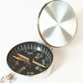 Resim Mini Taşınabilir Kapaklı Cep Saati Model Alüminyum Iğne Kılıtlı Pusula G45-1 