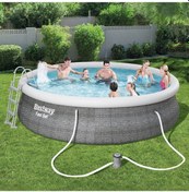 Resim Büyük Şişme Havuz 457 x 107 CM 57372 Çok Renkli 