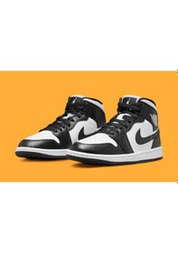 Resim Nike Air Jordan 1 Mid Panda Unisex Basketbol Ayakkabısı-dv0991-101-tanem Sport Siyah - Beyaz 