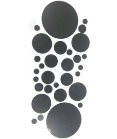 Resim Siyah L&b Shop 30 Adet 3d Ayna Yuvarlak Çıkarılabilir Kendinden Yapışkanlı Duvar Sticker Duvar Kağıdı Ev Dekor Diğer 