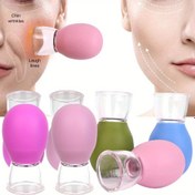 Resim 5 adet Silikon Yüz Kupaj Seti - Vakumlu Emme Masaj Kupaları Yüz, Vücut, Boyun, Gözler için - Hipoalerjenik Plastik, Taşınabilir ve Tek Kullanımlık, Pil Gerektirmez, Yüz ve Vücut Bakım Aracı, Güzellik Ekipmanı | Silikon Kupalar | Hipoalerjenik Malzeme 
