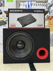 Resim Massive Paket Ikili Set X-120 30cm Bass 1200wat 4kanallı Anfi 3000wat Uyumlu 