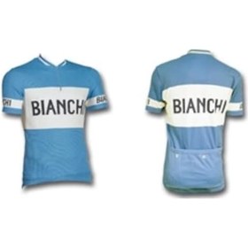 Resim Bianchi Forma Classıc Kısa Kollu Mavi - Krem (M) 