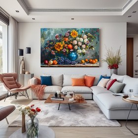 Resim Meyveler ve Çiçek - 70x50 