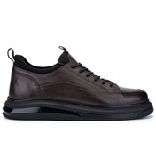 Resim Kemal Tanca Tamer Tanca Erkek Hakiki Deri Kahverengi Sneakers & Spor Ayakkabı 