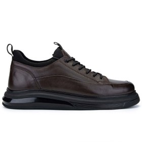 Resim Kemal Tanca Tamer Tanca Erkek Hakiki Deri Kahverengi Sneakers & Spor Ayakkabı 