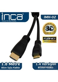 Resim Inca Mini Hdmı Kablo 1.8 Metre 