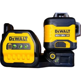 Resim Dewalt DCE089G18 12V/18V 3X360 Yeşil Lazer Terazi Solo (BATARYASIZ) 