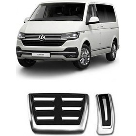 Resim Volkswagen Transporter Caravelle Uyumlu Otomatik Pedal Seti Gaz Fren 2 Prç 