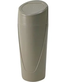 Resim Xuweiwei 1 Adet Beige Araç İçi Aksesuarı Kapaklı Araç Çöp Kutusu Taşınabilir Bardak Tutucu 