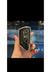 Resim Volkswagen Yeni Golf 8 Passat B9 Superb Anahtar Koruma Kılıfı Siyah Renk 