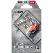 Resim Instax Mini Stone Gray 10'lu Özel Film 