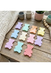 Resim Tahtakale Toptancı Epoksi Silikon Kalıp Ayıcık Şekilli Anahtarlık Kalıbı 10 Lu 