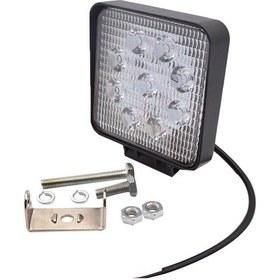 Resim Genel Markalar 9 Ledli Off Road Çalışma Lambası Sis Farı 12 Volt 27 Watt 