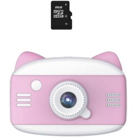 Resim AteşTech Çocuk Fotoğraf Makinesi X900 Hd Selfie Kamera + 8gb Hafıza Kartı 