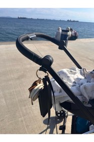 Resim GoKa 3D Craft Cybex Bebek Arabası Anahtarlık Askısı + Termos/Suluk Tutucu Aparat Seti 