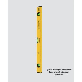 Resim Zero Land Muratech 600 mm Su Terazisi Sarı Dalı Gövde Hassas Ölçüm 