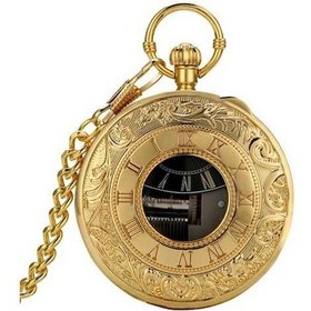 Resim Pazly Zincir Vintage Suntek Saati Müzikal Moda Kuvars Hareketli Cep Pb Diğer 