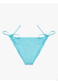Resim Koton Astarlı Yanları İpli Bikini Altı Turkuaz 5sak00042mm Açık Mavi 