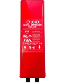 Resim Lorex Lr-Fb2016B Kutulu Yangın Battaniyesi 200 x 160 