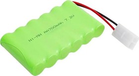 Resim 7.2 Volt 700mAh 2 Pin Tamiya Soketli 6'lı Oyuncak Araba Pili Powermaster