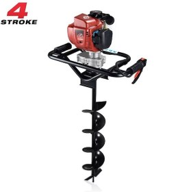 Resim Gardenpro GX50 Toprak Burgu Makinası 4 Zamanlı Motor 200 MM 