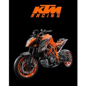 Resim Ktm 1290 Super Duke Racing Büyük Sırt Patch Yama 