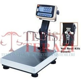 Resim Eko Lcd 45 x 45 Katlanır Boyun 150 KG x 20 - 50 Gr Tartım Baskülü 