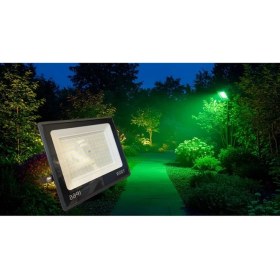 Resim 100W Smd LED Projektör Yeşil Aydınlatma Bahçe, Çim, Ağaç Için Işık Kaynağı 