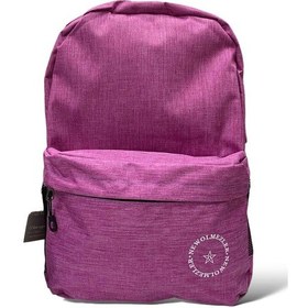 Resim Su Geçirmez Kumaş Ortaokul Lise Unisex Okul Sırt Ve Seyahat Çantası - Pembe 