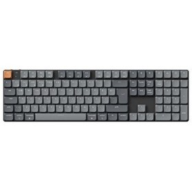 Resim K5 Max %100 RGB Türkçe Red Switch Kablosuz Karbon Siyah Mekanik Klavye 