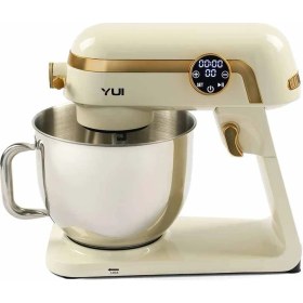 Resim Easy Chef M123 1800W Güç 7l Hazne Stand Mikser Krem Gold 